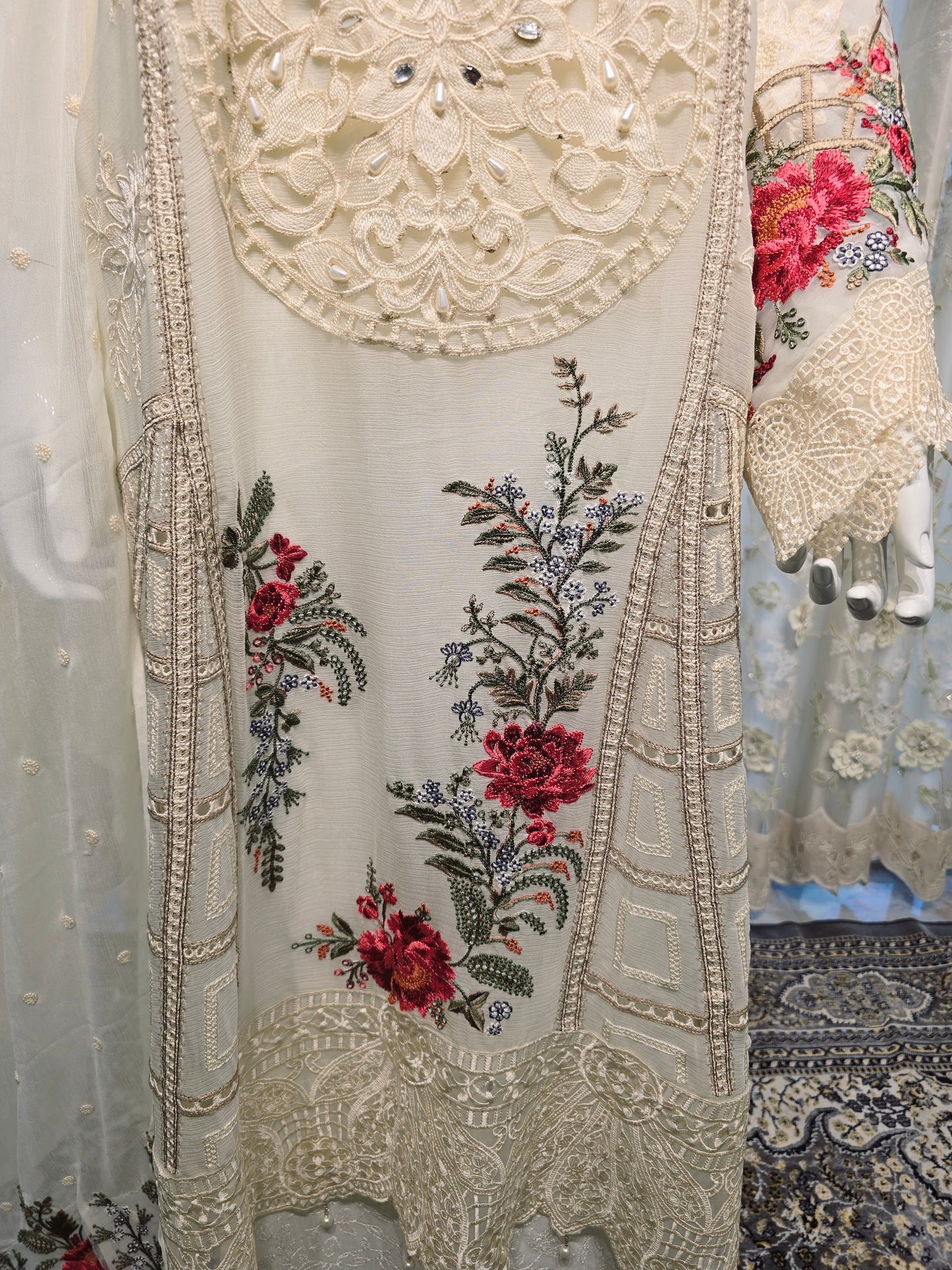 Gul Bagh Handwork Unstitched Suit