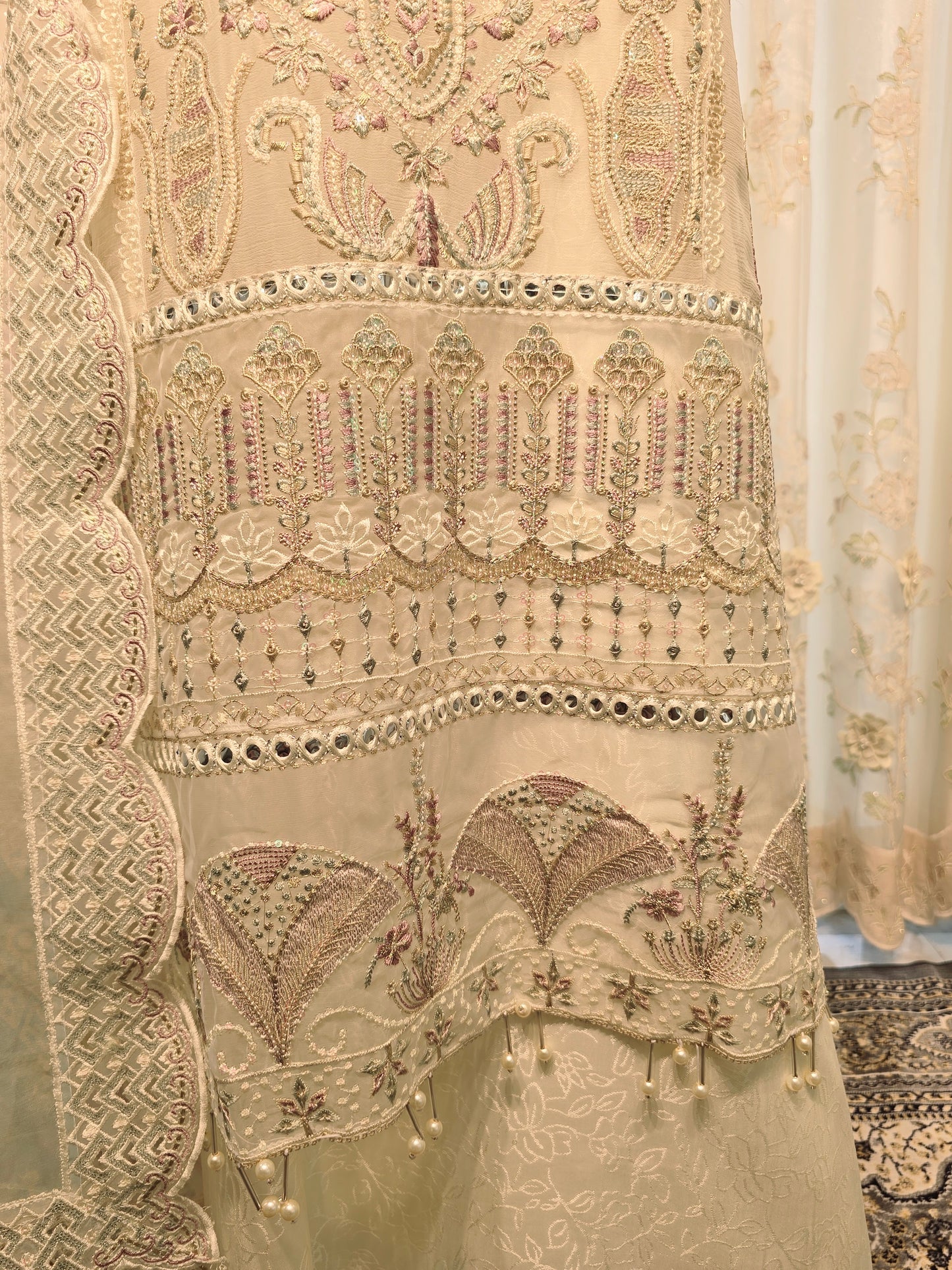 Iridescent Grace Unstitched Suit Set