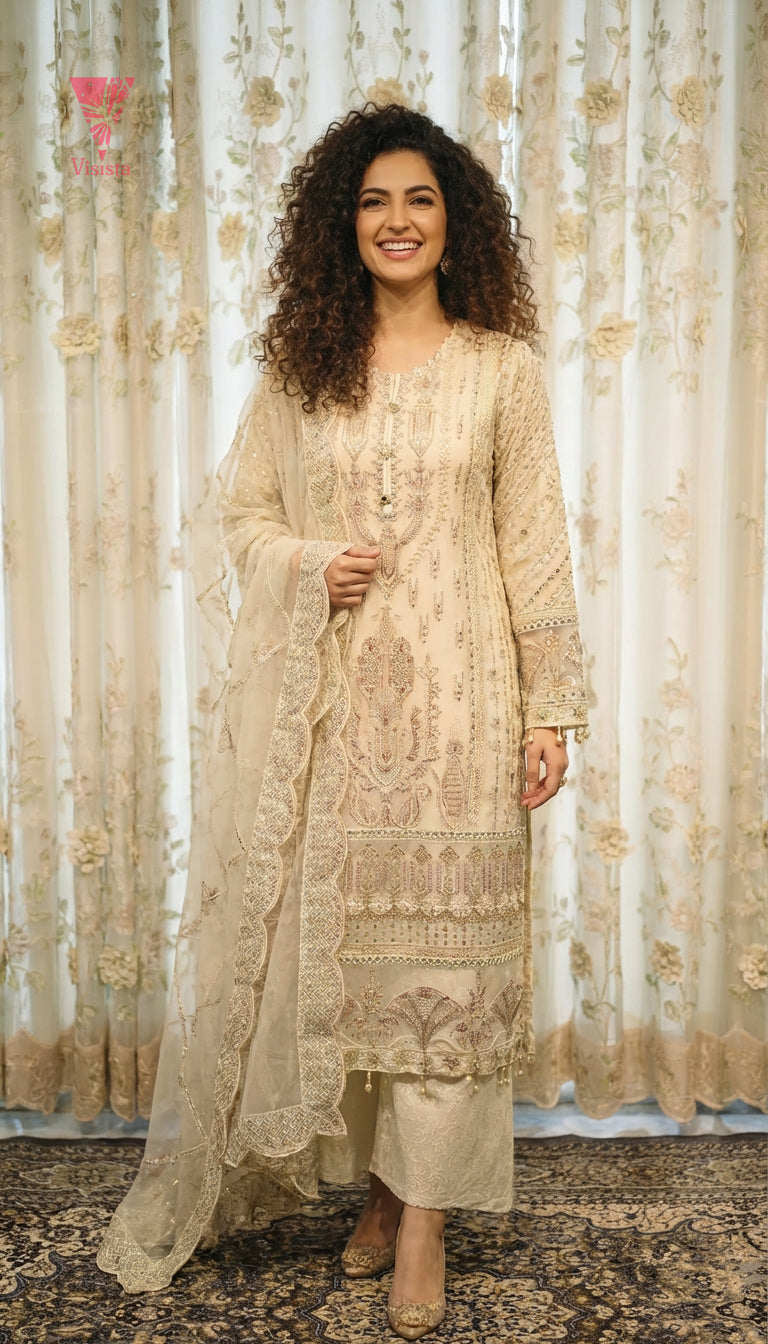 Iridescent Grace Unstitched Suit Set